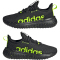 adidas Kaptir 4.0 Sneaker Kinder JP6921 - core black/lucid lemon/core black 28