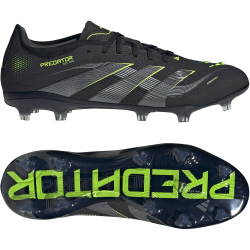 adidas Predator Pro FG Fußballschuhe JI1197 - core black/carbon/lucid lemon 45 1/3