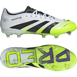 adidas Predator Pro FG Fußballschuhe JI1195 - cloud white/core black/lucid lemon 45 1/3