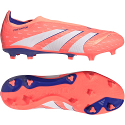 adidas Predator League Laceless FG/MG Fußballschuhe JI1167 - signal coral/cloud white/beam orange 41 1/3