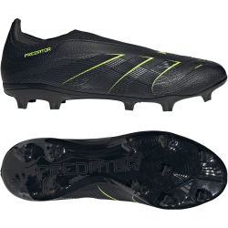 adidas Predator League Laceless FG/MG Fußballschuhe JI1166 - core black/carbon/lucid lemon 40 2/3
