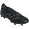 adidas Predator League Laceless FG/MG Fußballschuhe JI1166 - core black/carbon/lucid lemon 42 2/3