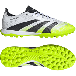 adidas Predator League TF Multinocken-Fußballschuhe JI1132 - cloud white/core black/lucid lemon 44