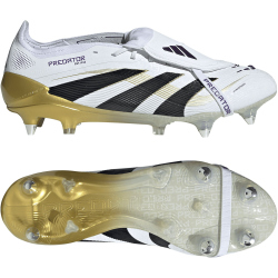 adidas Predator Elite SG Stollen-Fußballschuhe JR4529 - cloud white/core black/gold met. 42 2/3