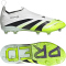 adidas Predator Elite Laceless FG Fußballschuhe Kinder JP9912 - cloud white/core black/lucid lemon 34