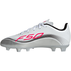 adidas F50 Messi Club FG/MG Fußballschuhe Kinder JP7457 - cloud white/lucid red/silver met. 30.5