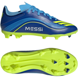 adidas F50 Messi League FG/MG Fußballschuhe Kinder JP7455 - team royal blue/solar yellow/semi blue burst 33.5