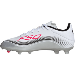 adidas F50 Messi League FG/MG Fußballschuhe Kinder JP7454 - cloud white/lucid red/silver met. 29