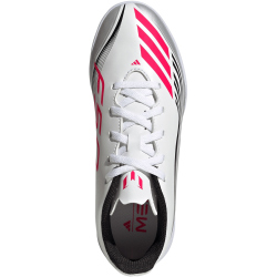 adidas F50 Messi Club IN Fußballschuhe Kinder JP7452 - cloud white/lucid red/silver met. 28