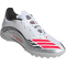 adidas F50 Messi League TF Multinocken-Fußballschuhe JP7448 - cloud white/lucid red/silver met. 43 1/3