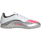 adidas F50 Messi Club TF Multinocken-Fußballschuhe JP7445 - cloud white/lucid red/silver met. 40
