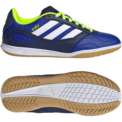 adidas Super Sala Competition III IN Fußballschuhe Kinder JR5401 - lucid blue/cloud white/lucid lemon 30.5