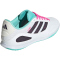 adidas Super Sala Competition III IN Fußballschuhe JR5397 - cloud white/aurora black/flash aqua 39 1/3