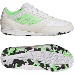 adidas Top Sala Competition II IN Fußballschuhe Kinder JR5390 - cloud white/lime burst/core black 30