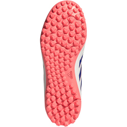 adidas Copa Pure III Club TF Multinocken-Fußballschuhe Kinder JR2904 - off white/lucid blue/signal coral 29