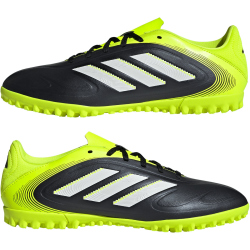 adidas Copa Pure III Club TF Multinocken-Fußballschuhe JR2893 - core black/cloud white/lucid lemon 44 2/3