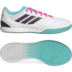 adidas Top Sala Competition II IN Fußballschuhe JH6293 - cloud white/aurora black/flash aqua 42
