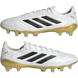 adidas Copa Pure III Elite FG Fußballschuhe JH6303 - zero met./core black/gold met. 40 2/3