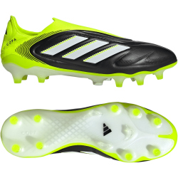 adidas Copa Pure III Elite Laceless FG Fußballschuhe JH6302 - core black/cloud white/lucid lemon 42