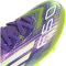 adidas F50 League Mid-Top FG/MG Fußballschuhe Kinder JI3547 - purple rush/cloud white/lucid lemon 38