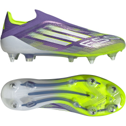 adidas F50 Elite Laceless SG Stollen-Fußballschuhe JH7642 - purple rush/cloud white/lucid lemon 40