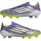 adidas F50 Elite Laceless SG Stollen-Fußballschuhe JH7642 - purple rush/cloud white/lucid lemon 40