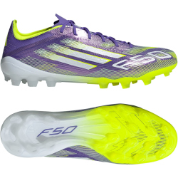 adidas F50 Elite 2G/3G AG Fußballschuhe JH7639 - purple rush/cloud white/lucid lemon 42 2/3
