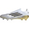 adidas F50 Elite Laceless FG Fußballschuhe JH7625 - cloud white/core black/gold met. 47 1/3