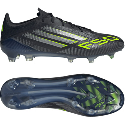 adidas F50 Elite FG Fußballschuhe JH7616 - core black/iron met./lucid lemon 41 1/3