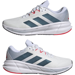 adidas Questar 3 Laufschuhe Herren JQ5081 - cloud white/core black/pure ruby 40