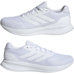 adidas Runfalcon 5 Wide Laufschuhe Herren JH5186 - cloud white/cloud white/core black 40
