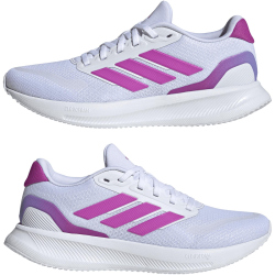 adidas Runfalcon 5 Laufschuhe Damen JR3089 - cloud white/purple burst/semi blue burst 38