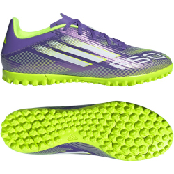 adidas F50 Club TF Multinocken-Fußballschuhe JI0026 - purple rush/cloud white/lucid lemon 42