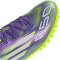 adidas F50 Club TF Multinocken-Fußballschuhe JI0026 - purple rush/cloud white/lucid lemon 42