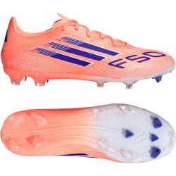 adidas F50 League FG/MG Fußballschuhe JI0004 - beam orange/lucid blue/cloud white 44