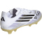 adidas F50 League FG/MG Fußballschuhe Kinder JH7745 - cloud white/core black/gold met. 30.5