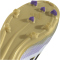 adidas F50 League FG/MG Fußballschuhe Kinder JH7745 - cloud white/core black/gold met. 30.5