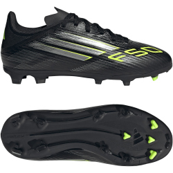 adidas F50 League FG/MG Fußballschuhe Kinder JH7744 - core black/iron met./lucid lemon 28
