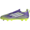 adidas F50 League Laceless FG/MG Fußballschuhe Kinder JH7743 - purple rush/cloud white/lucid lemon 30