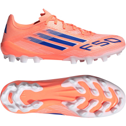 adidas F50 League 2G/3G AG Fußballschuhe JH7738 - beam orange/lucid blue/cloud white 42
