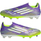 adidas F50 League Laceless FG/MG Fußballschuhe JH7734 - purple rush/cloud white/lucid lemon 44