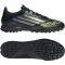adidas F50 League TF Multinocken-Fußballschuhe JH7725 - core black/iron met./lucid lemon 40
