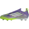 adidas F50 Elite Laceless FG Fußballschuhe Kinder JH7709 - purple rush/cloud white/lucid lemon 30.5