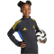 adidas Manchester United European Training Sweatshirt 2025/26 Kinder JN5333 - black/hi-res blue/tribe yellow 152