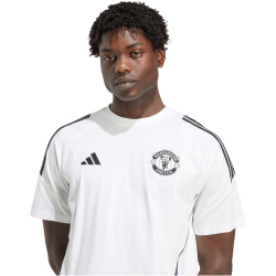 adidas Manchester United Tiro T-Shirt 2025/26 Herren JP3098 - white/aurora plum/black XS