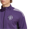 adidas Manchester United Präsentationsjacke 2025/26 Herren JP3107 - aurora plum/white/black XS