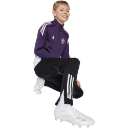 adidas Manchester United Trainingshose 2025/26 Kinder JP3120 - black/aurora plum/black 128