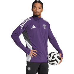 adidas Manchester United Trainings-Sweatshirt 2025/26 Herren JP3124 - aurora plum/white/black XS