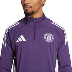 adidas Manchester United Trainings-Sweatshirt 2025/26 Herren JP3124 - aurora plum/white/black XS