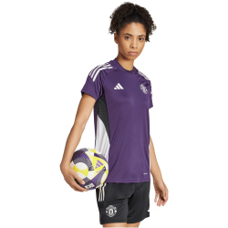 adidas Manchester United Competition Trainingstrikot 2025/26 Damen JP3114 - aurora plum/white/black XS